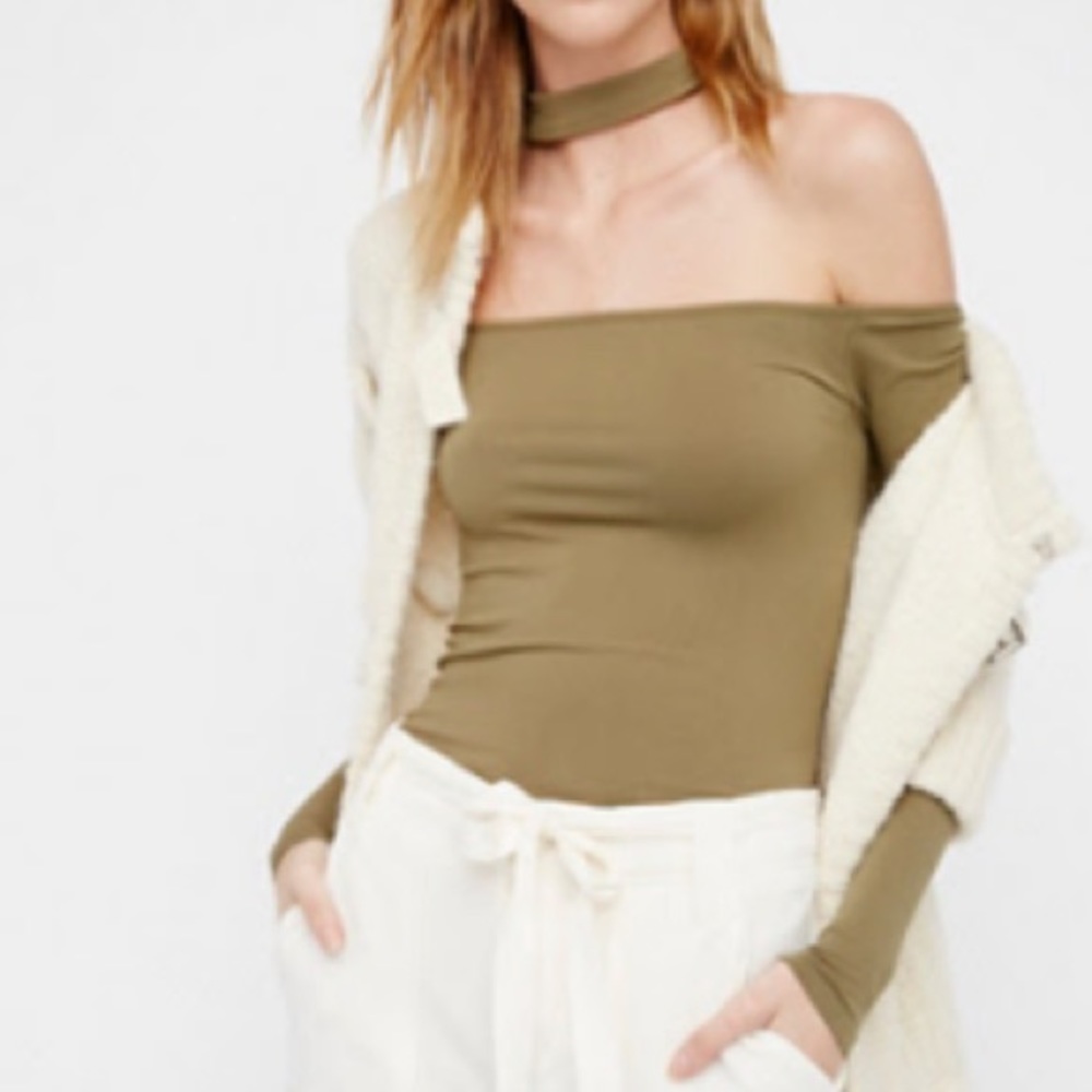 Free People Choker Seamless Top